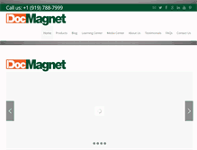 Tablet Screenshot of docmagnet.com